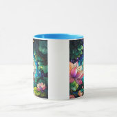 Mug Petit Fée en Vitrail avec Libellule (Centre)
