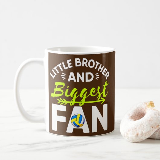 Mug Petit Frère Et Famille De Fans Le Plus Gros (Avec donut)