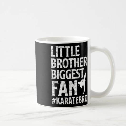 Mug Petit Frère Plus Grand Ventilateur Karate Bro Fier (Droite)