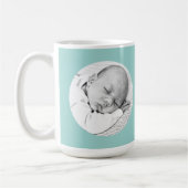 Mug petit garçon faire-part de naissance (Gauche)