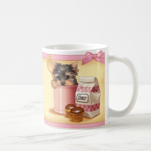 Mug Petit gâteau Yorkie (Droite)