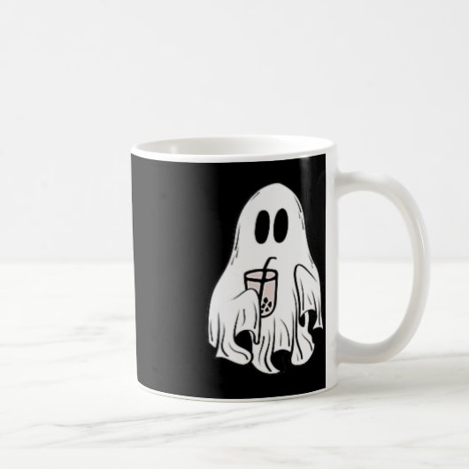 Mug Petit Ghost Ice Coffee Fun Halloween heureux (Droite)