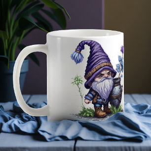 Mug Petit gnome violet en colère