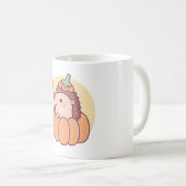 Mug Petit Hérisson En Halloween Citrouille Automne (Devant droit)