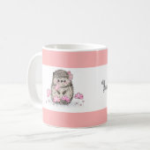 Mug Petit Hérisson rose (Devant gauche)