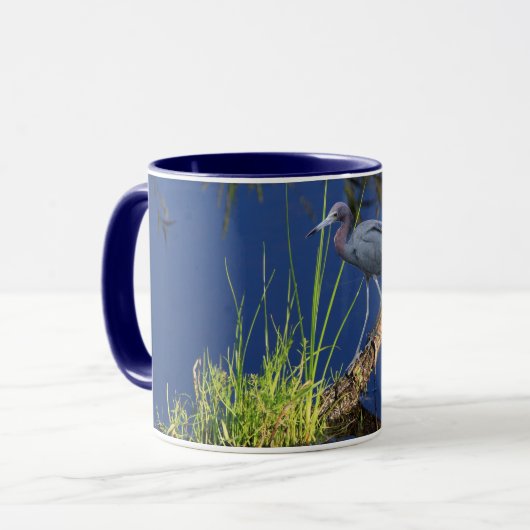 Mug Petit Héron Bleu (Devant gauche)