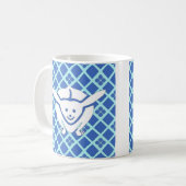 Mug Petit lapin japonais, bleu (Devant gauche)