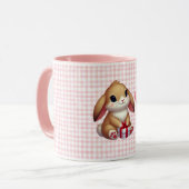 Mug Petit lapin lapin lapin de la Saint-Valentin (Devant gauche)
