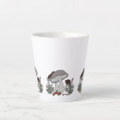 mug petit latte champignon chenille (Devant)