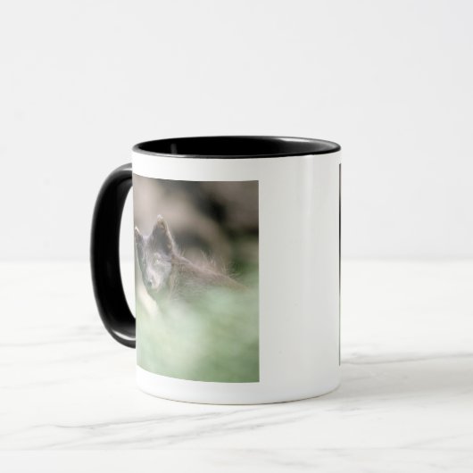 Mug Petit loup noir (Devant gauche)