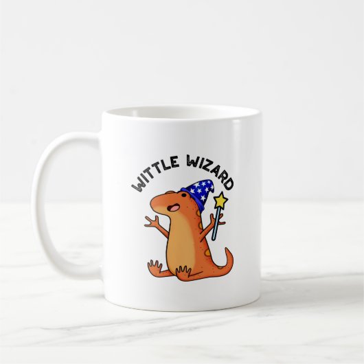 Mug Petit Magicien Blague de Lézard Drôle (Gauche)