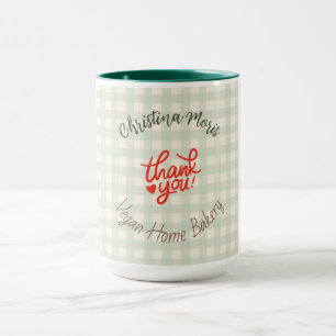 Mug Petit modèle de remerciement pour entreprise de bo