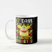 Mug Petit monstre 67 jours plus intelligent 67e jour é (Gauche)