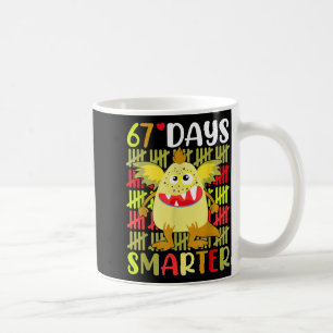 Mug Petit monstre 67 jours plus intelligent 67e jour é