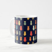 Mug Petit Motif Cravate coloré (Devant gauche)