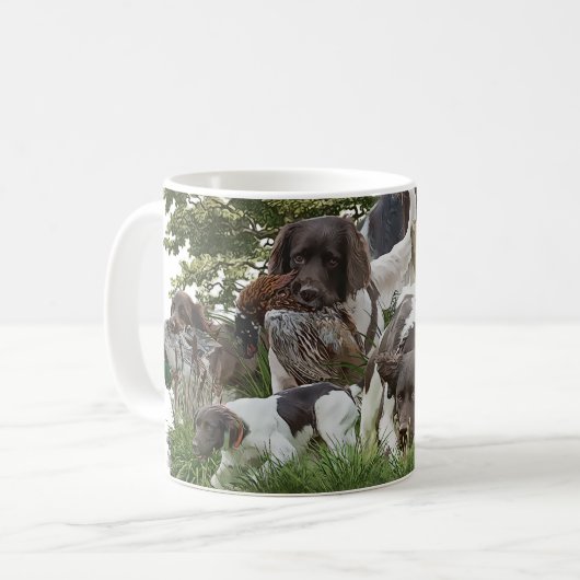 Mug Petit Munsterlander (Devant gauche)