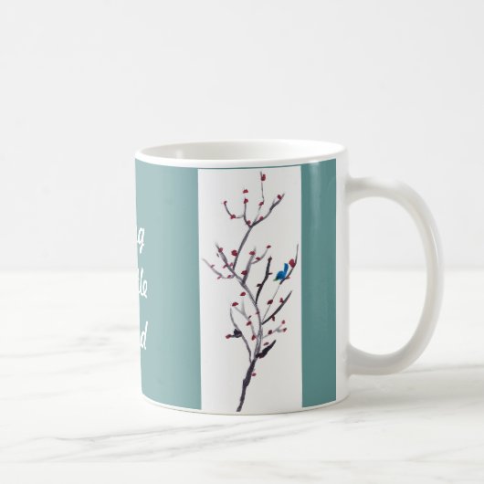 Mug Petit oiseau bleu (Droite)