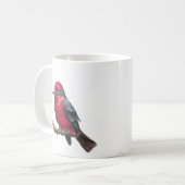 Mug Petit oiseau rouge (Devant gauche)