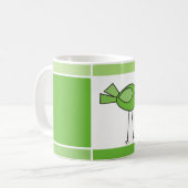 Mug petit oiseau vert (Devant gauche)