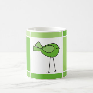 Mug petit oiseau vert