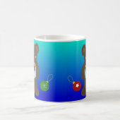 Mug Petit ours avec un panier d'ornements (Centre)