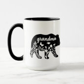 Mug petit ours noir de Grand-mère (Gauche)