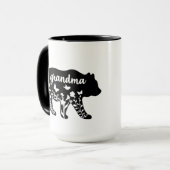 Mug petit ours noir de Grand-mère (Devant gauche)