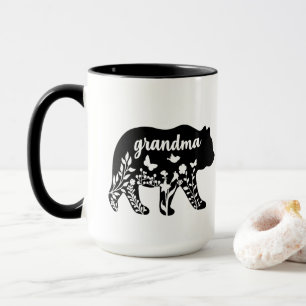 Mug petit ours noir de Grand-mère
