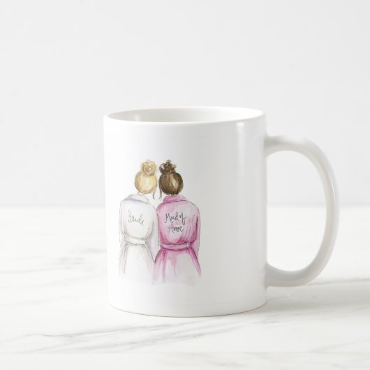 Mug Petit pain blond MOH de Br de jeune mariée de (Droite)