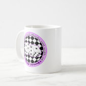 Mug Petit pain de poussins de Bunco avec lui - pourpre (Devant gauche)