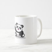 Mug petit panda mignon (Devant droit)
