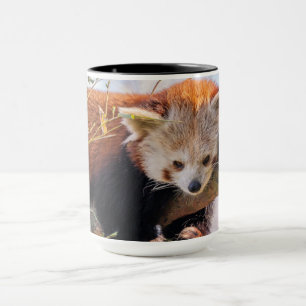 Mug Petit panda rouge pâle