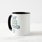 Mug Petit Patron Approuvé Empreinte de Patte Mignonne  (Devant gauche)