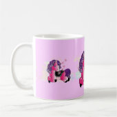 Mug Petit poney heureux mignon fait sur commande (Gauche)