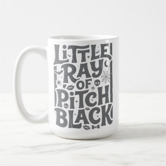 Mug Petit Rayon D'humour Noir Totalement Sombre Hallow