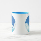 Mug Petit renard arctique (Vulpes lagopus) bleu pâle (Centre)