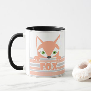 Mug Petit renard curieux.