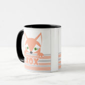 Mug Petit renard curieux. (Devant gauche)