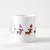 Mug Petit Renne de Noël Mignon (Devant gauche)