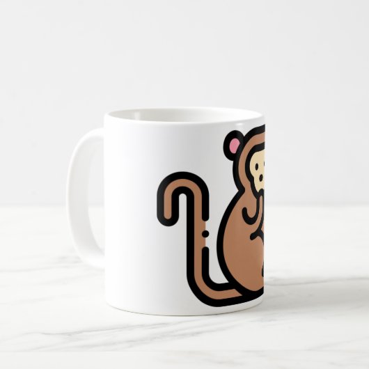 Mug Petit singe (Devant gauche)