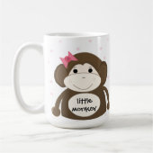 Mug Petit Singe À Cheveux Rose (Gauche)