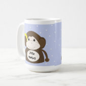 Mug Petit singe avec une banane jaune (Devant gauche)