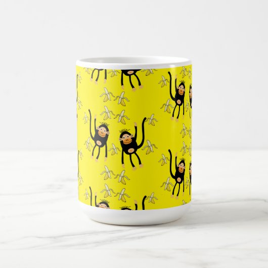 Mug Petit Singe Et Bananes (Centre)
