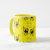 Mug Petit Singe Et Bananes (Devant gauche)