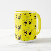 Mug Petit Singe Et Bananes (Devant droit)