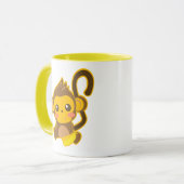 Mug Petit singe mignon (Devant gauche)