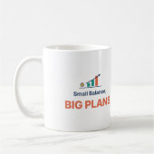 Mug Petit Solde Grands Projets Objectif Épargne Drôle (Gauche)
