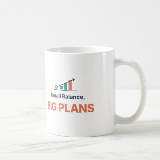 Mug Petit Solde Grands Projets Objectif Épargne Drôle (Droite)
