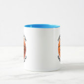 Mug Petit texte BLEU CLAIR Combo 11oz Basketball perso (Centre)