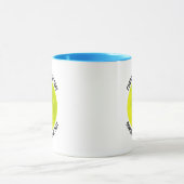Mug Petit texte BLEU CLAIR Combo 11oz Pickleball perso (Centre)